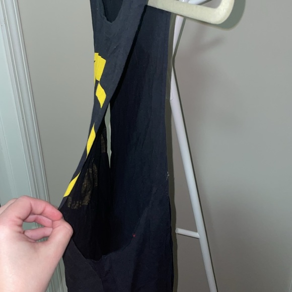 Batman sleeveless top! Batman symbol, very. Meant to have tank underneath - Picture 3 of 4